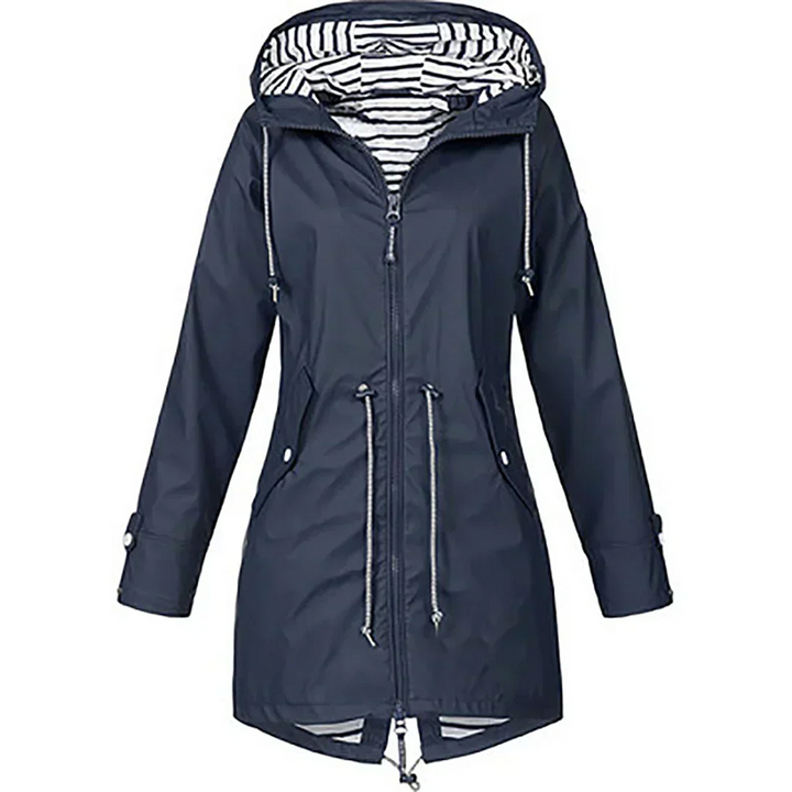 Roslyn – Hooded Rain Jacket with Flattering Fit