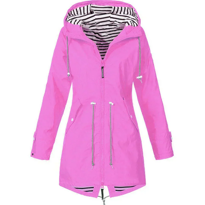 Roslyn – Hooded Rain Jacket with Flattering Fit