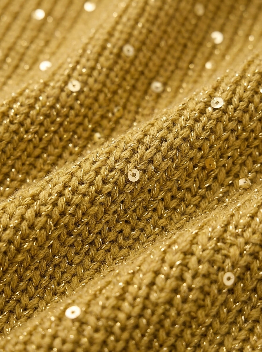 Jody – Oversized Collared Cardigan with Gold Buttons