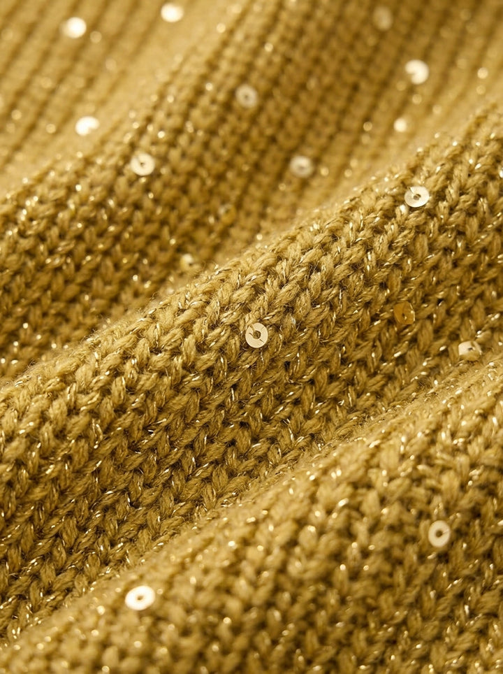 Jody – Oversized Collared Cardigan with Gold Buttons