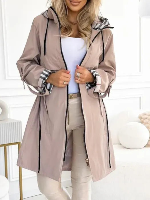 Pauline – Hooded Zip-Up Wind Jacket