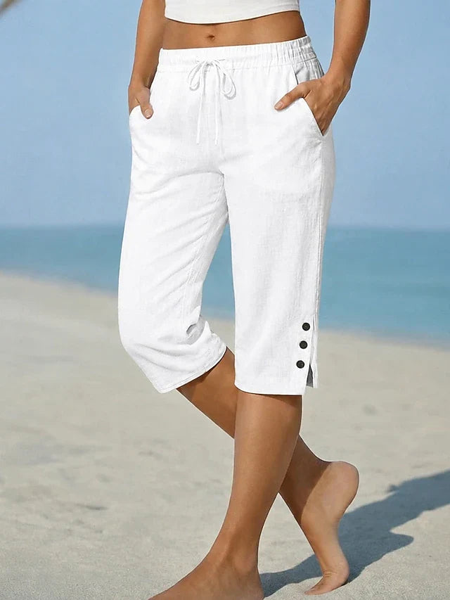Jodie – Relaxed Calf-Length Capri Pants