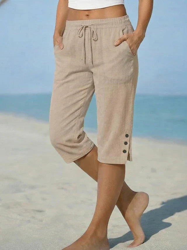 Jodie – Relaxed Calf-Length Capri Pants